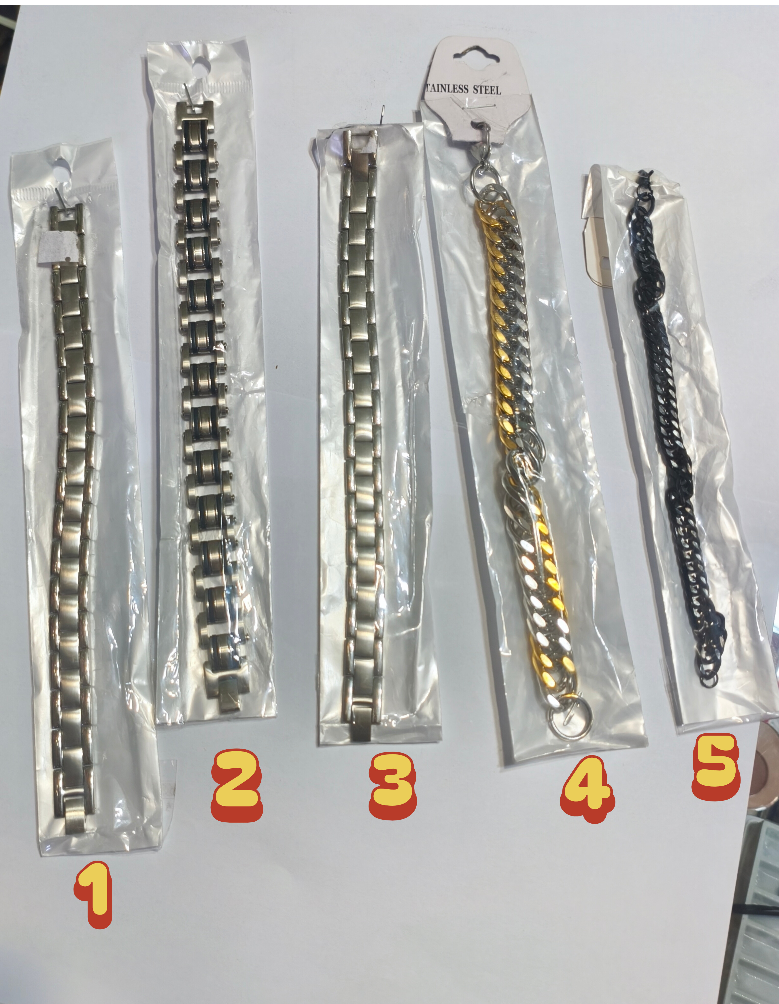 گردنبند مردانه رنگ ثابت استیل و شیک