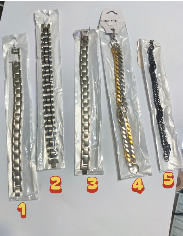 گردنبند مردانه رنگ ثابت استیل و شیک